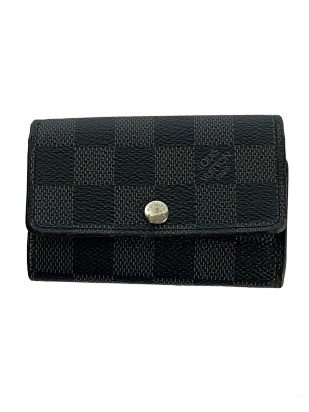 LOUIS VUITTON Multicles Graphite Black Leather Gray